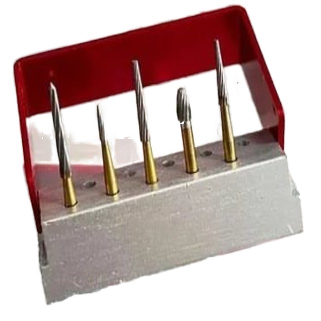 Handpiece Accessories FG Surgical Burs High Speed Tungsten Carbide Burs For Dental Laboratory Dental Drill Kit 5pcs/box