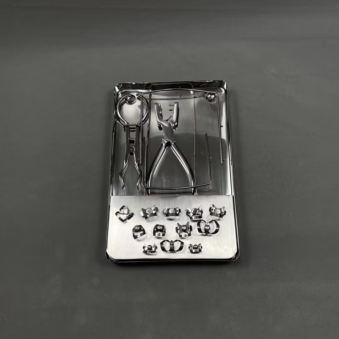 Dental Kit Hot Sale Rubber Dam Set New Product Stainless Steel Kit Reusable Rust Free Dental Instruments