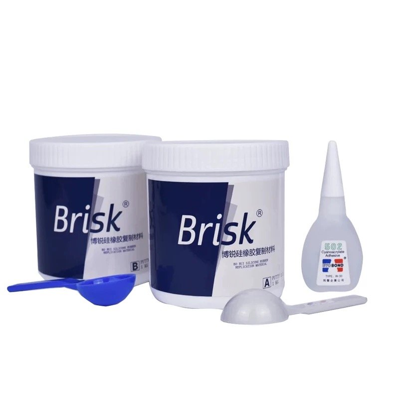 Dental technicians dentist use silicone rubber material model taking product 5kg+5kg