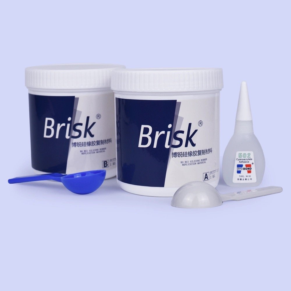 Dental technicians dentist use silicone rubber material model taking product 5kg+5kg