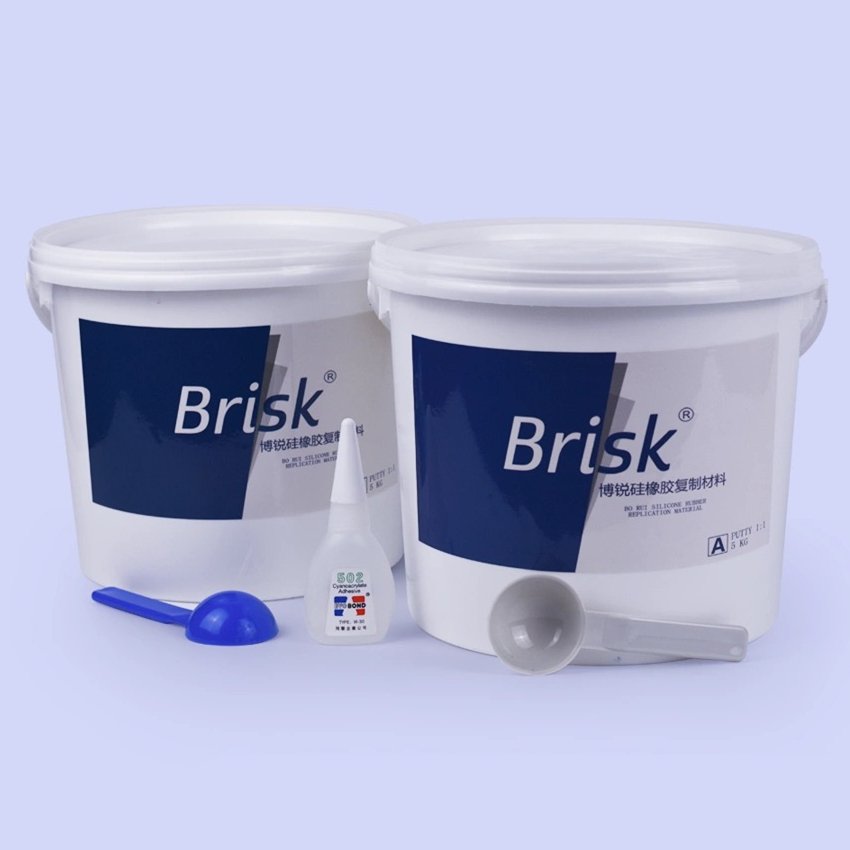 Dental technicians dentist use silicone rubber material model taking product 5kg+5kg
