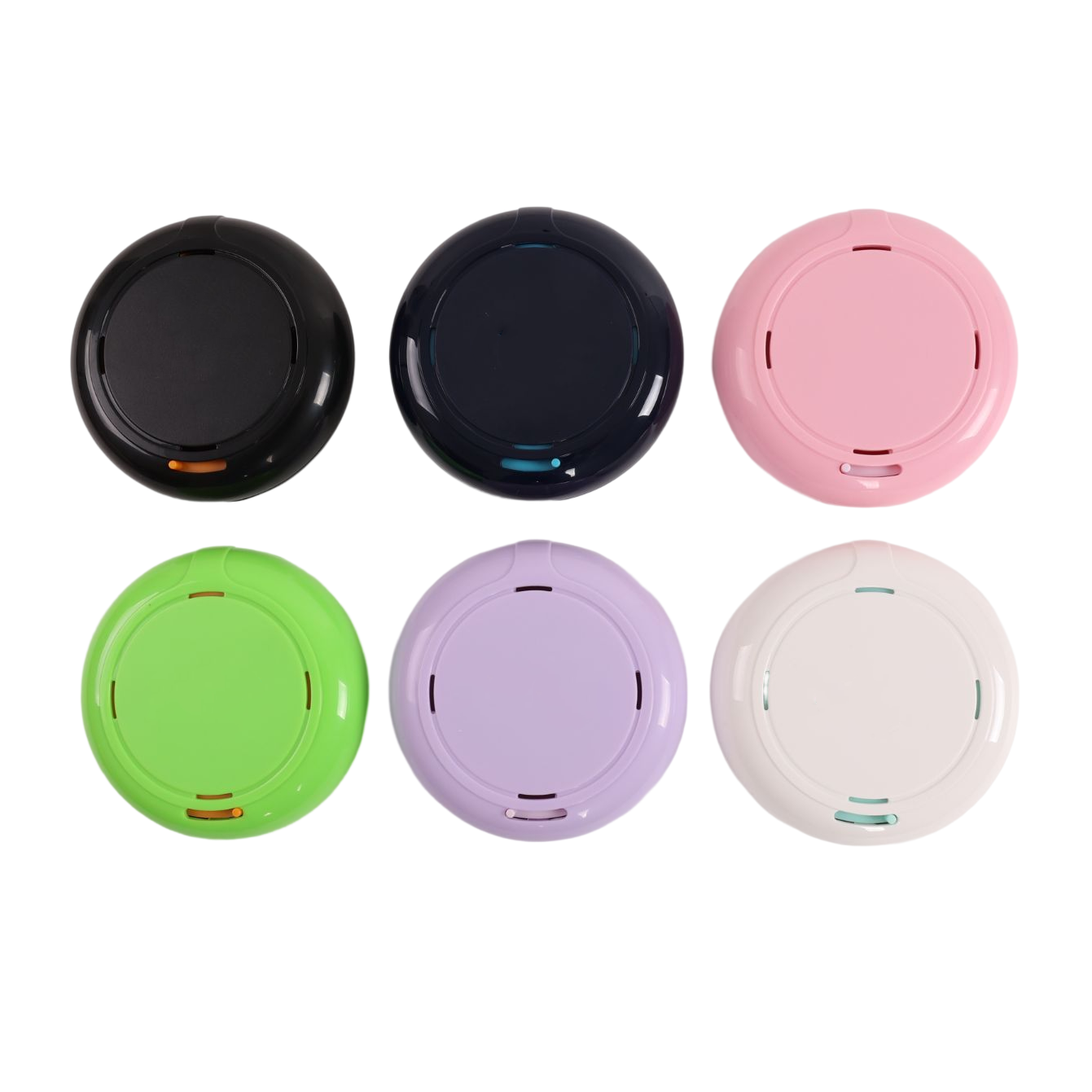 Decare sterile round storage custom aligner orthodontic dental retainer case box with logo with mirror