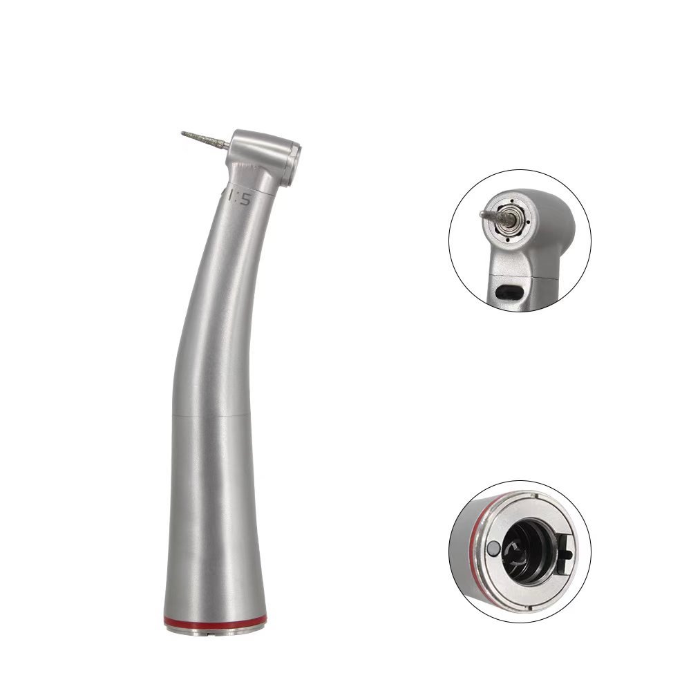 Dental Manufacturer NKS stainless steel contra angle 1:5 low speed dental handpiece