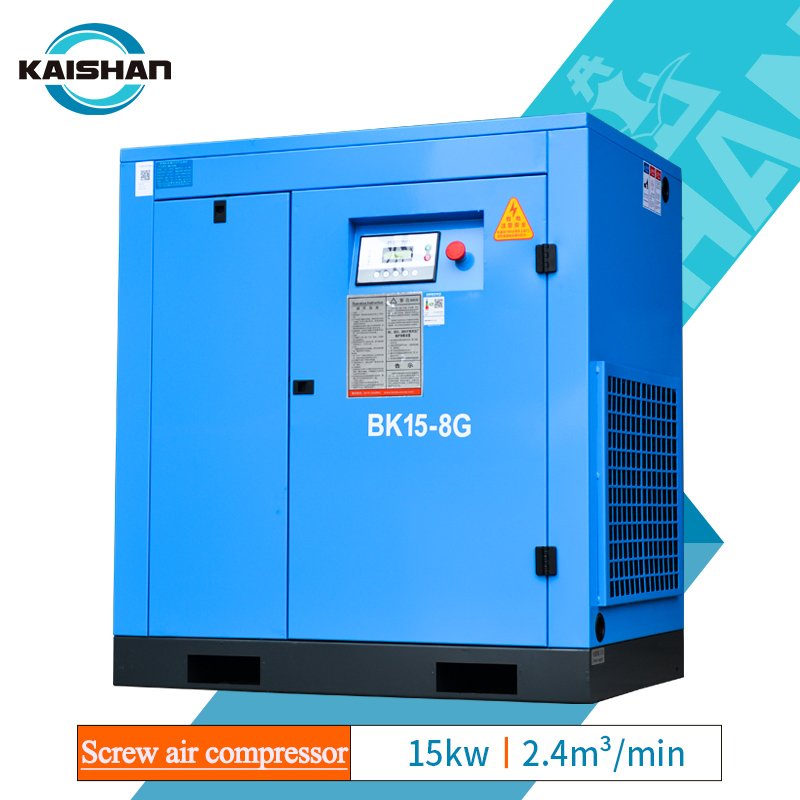 22kw 3.6m3 8bar belt-driven screw air compressor for dental lab