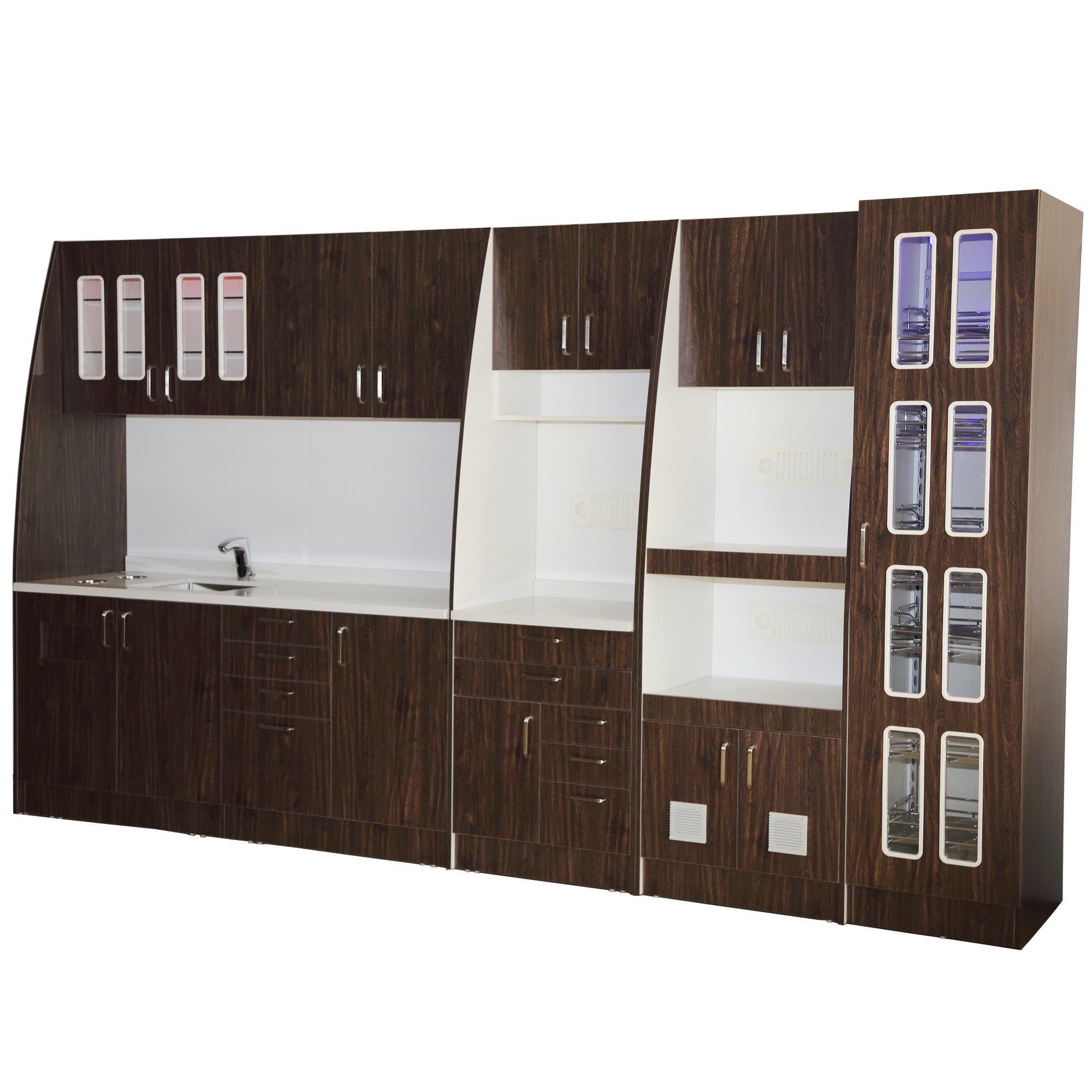 Luxury Led dental Drawer Cabinet Furniture For dental Cabinet dental equipments Medical Furniture For Clinic