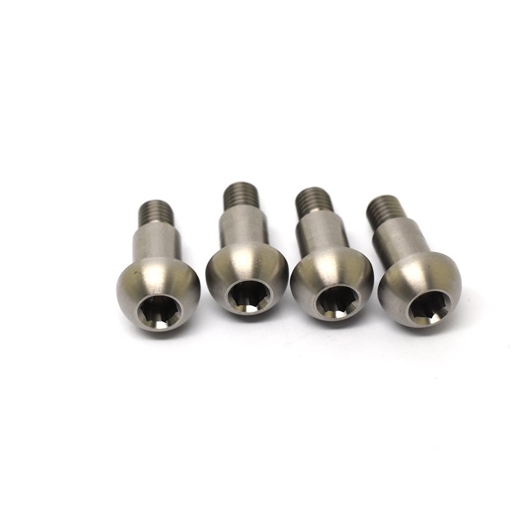 JIYAN Machining CNC Threaded Custom Machined Turning Small Ball Head Stainless Steel Auto Spare Parts