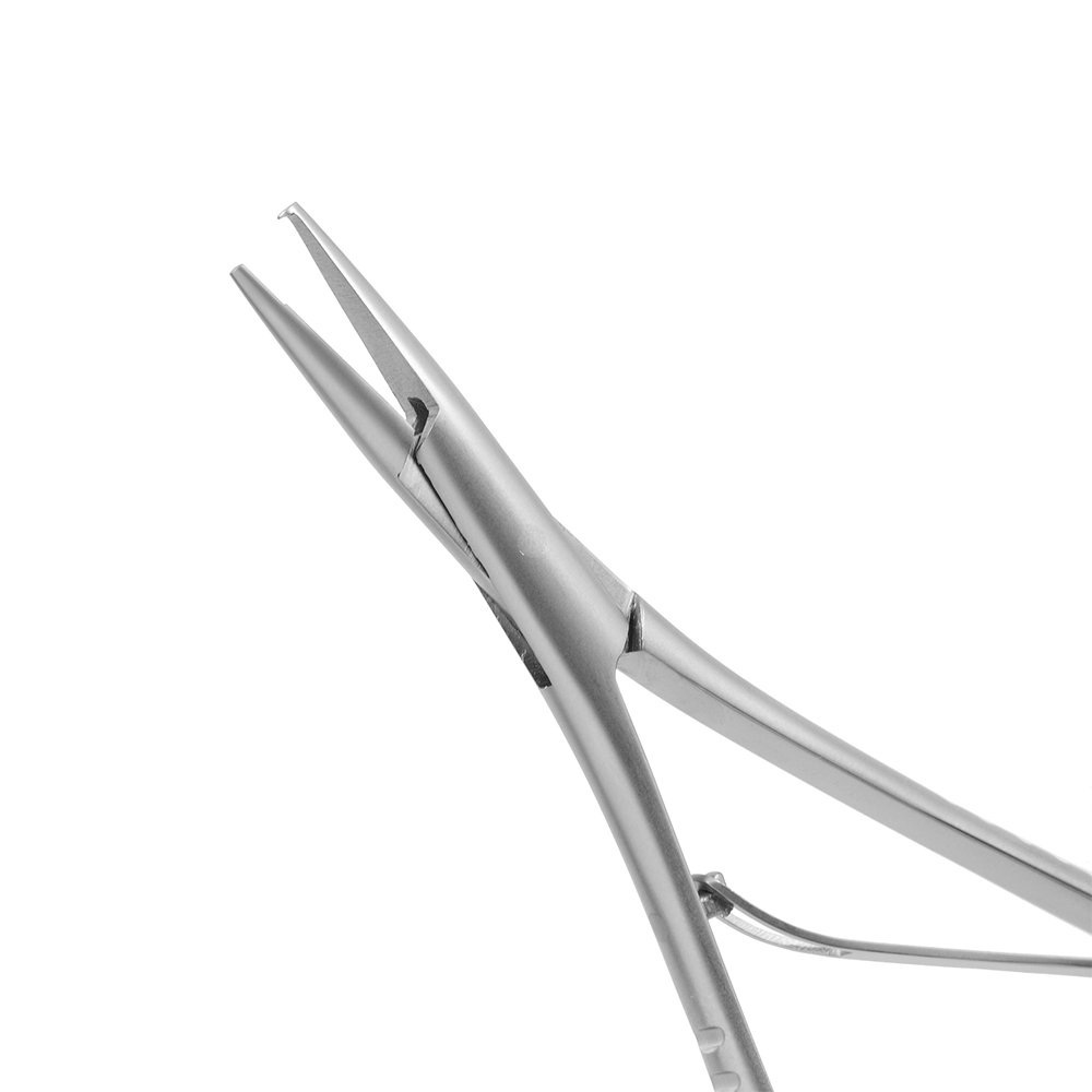 Elastomeric Ligature Placing forceps with groove falcon 140 mm