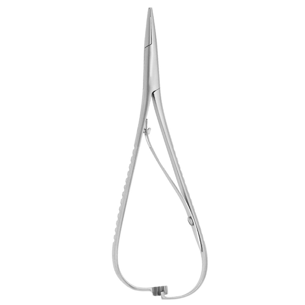 Elastomeric Ligature Placing forceps with groove falcon 140 mm
