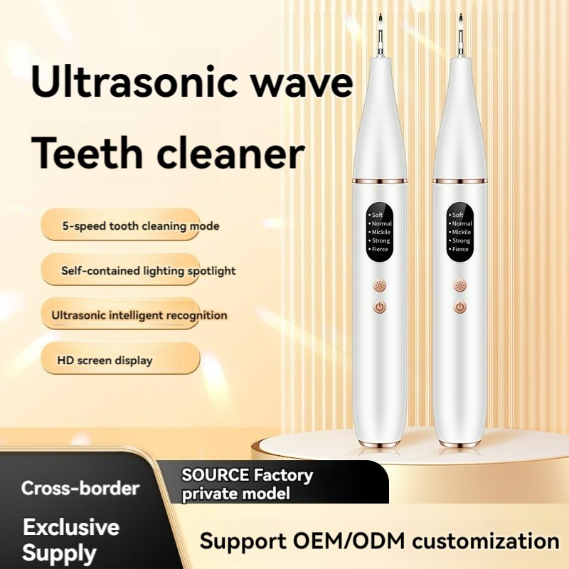 Electric Ultrasonic High Frequency Teeth Cleaner Teeth Whitening Tongue Tartar Scraper Dental Calculus Stain Remover