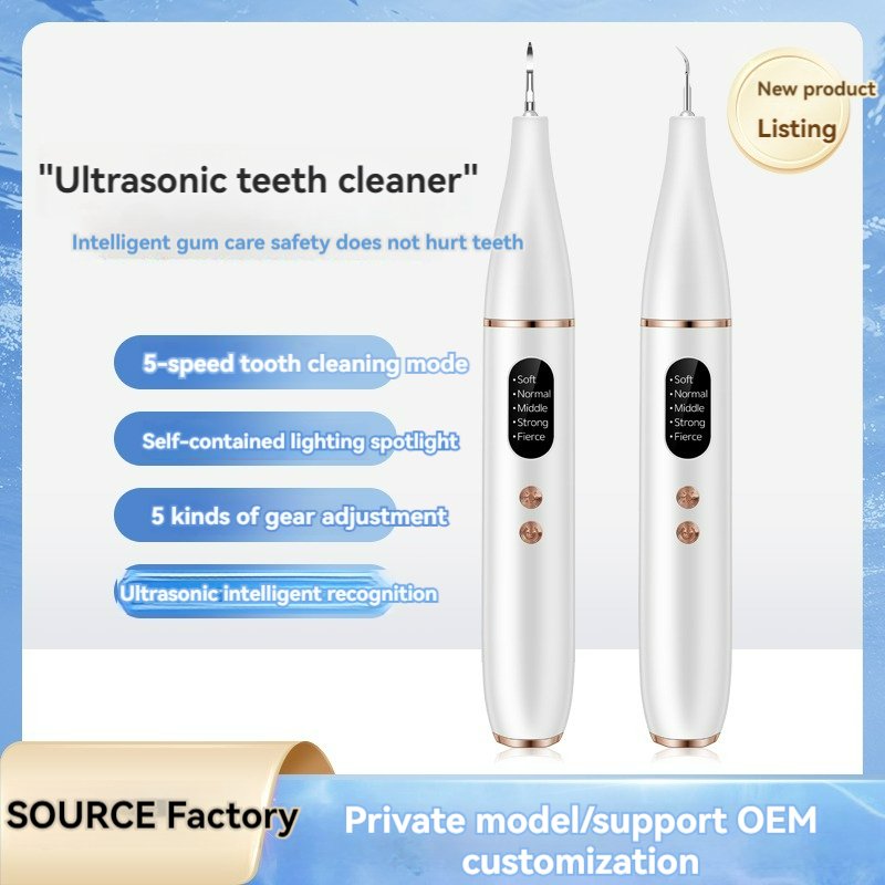 Electric Ultrasonic High Frequency Teeth Cleaner Teeth Whitening Tongue Tartar Scraper Dental Calculus Stain Remover