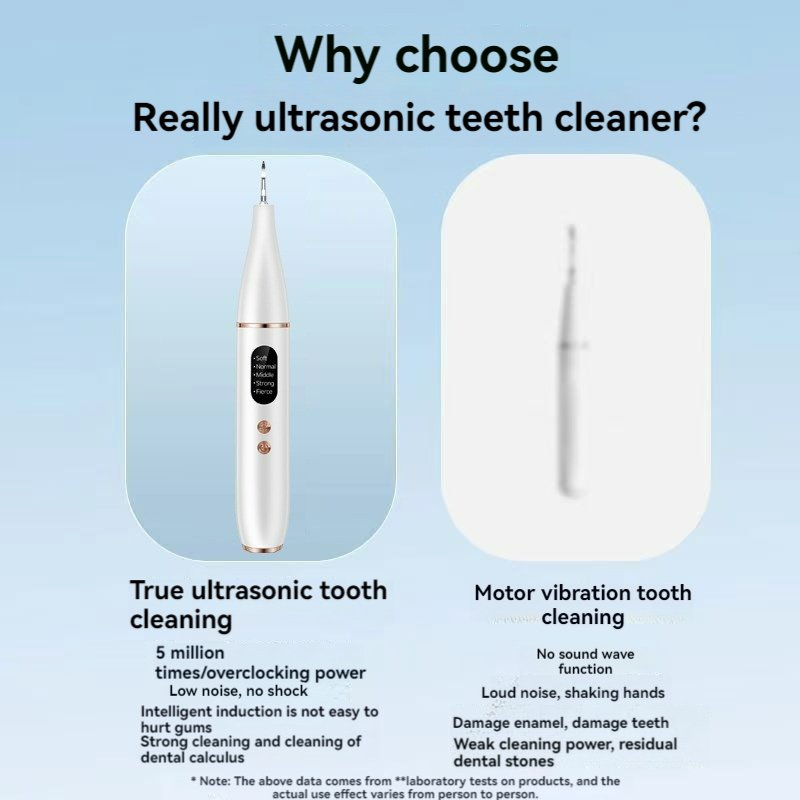 Electric Ultrasonic High Frequency Teeth Cleaner Teeth Whitening Tongue Tartar Scraper Dental Calculus Stain Remover