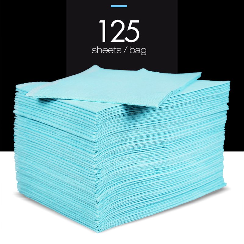 Disposable Intensification 32*45 Tattoo Clean Waterproof Medical Paper Dental Bib Black Tablecloths