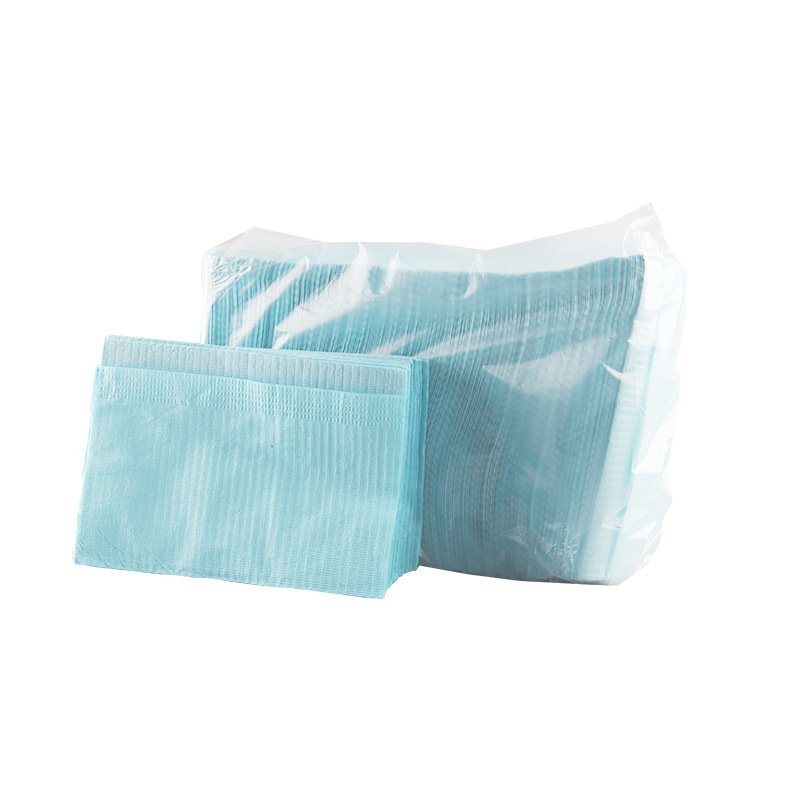 Disposable Intensification 32*45 Tattoo Clean Waterproof Medical Paper Dental Bib Black Tablecloths