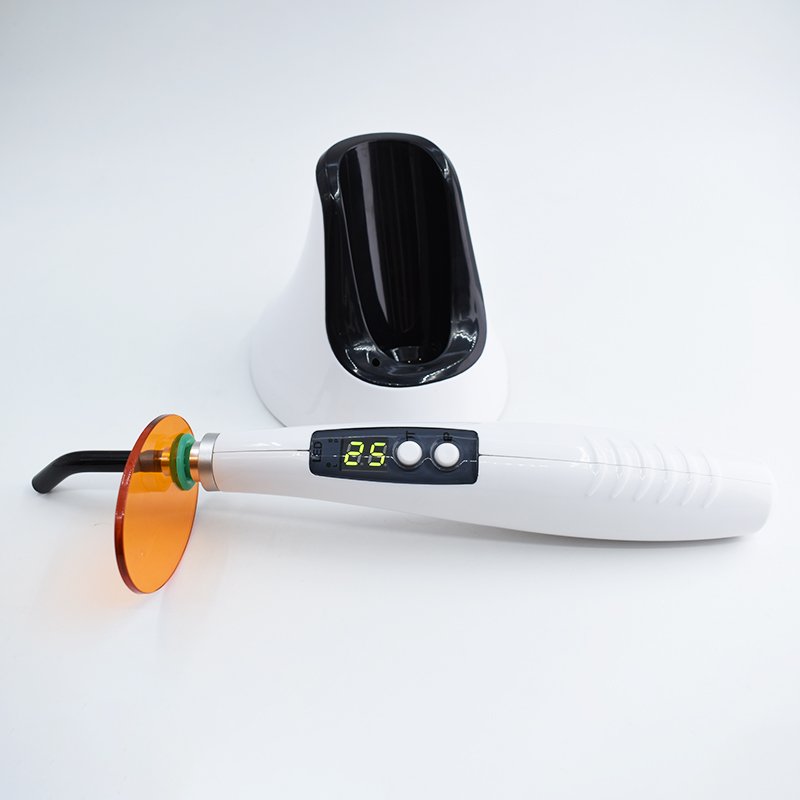 ODM Dental Curing Lamp Photopolymerizer 5sec Full Ramping Pulse Function Wireless LED Light Cure Unit for Dentistry