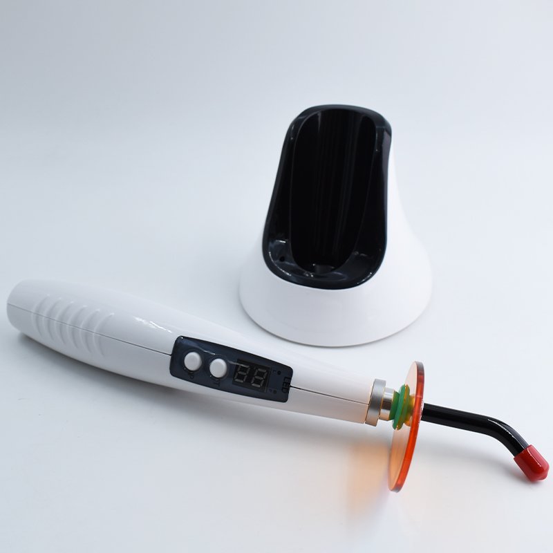 ODM Dental Curing Lamp Photopolymerizer 5sec Full Ramping Pulse Function Wireless LED Light Cure Unit for Dentistry