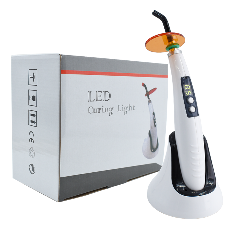 ODM Dental Curing Lamp Photopolymerizer 5sec Full Ramping Pulse Function Wireless LED Light Cure Unit for Dentistry