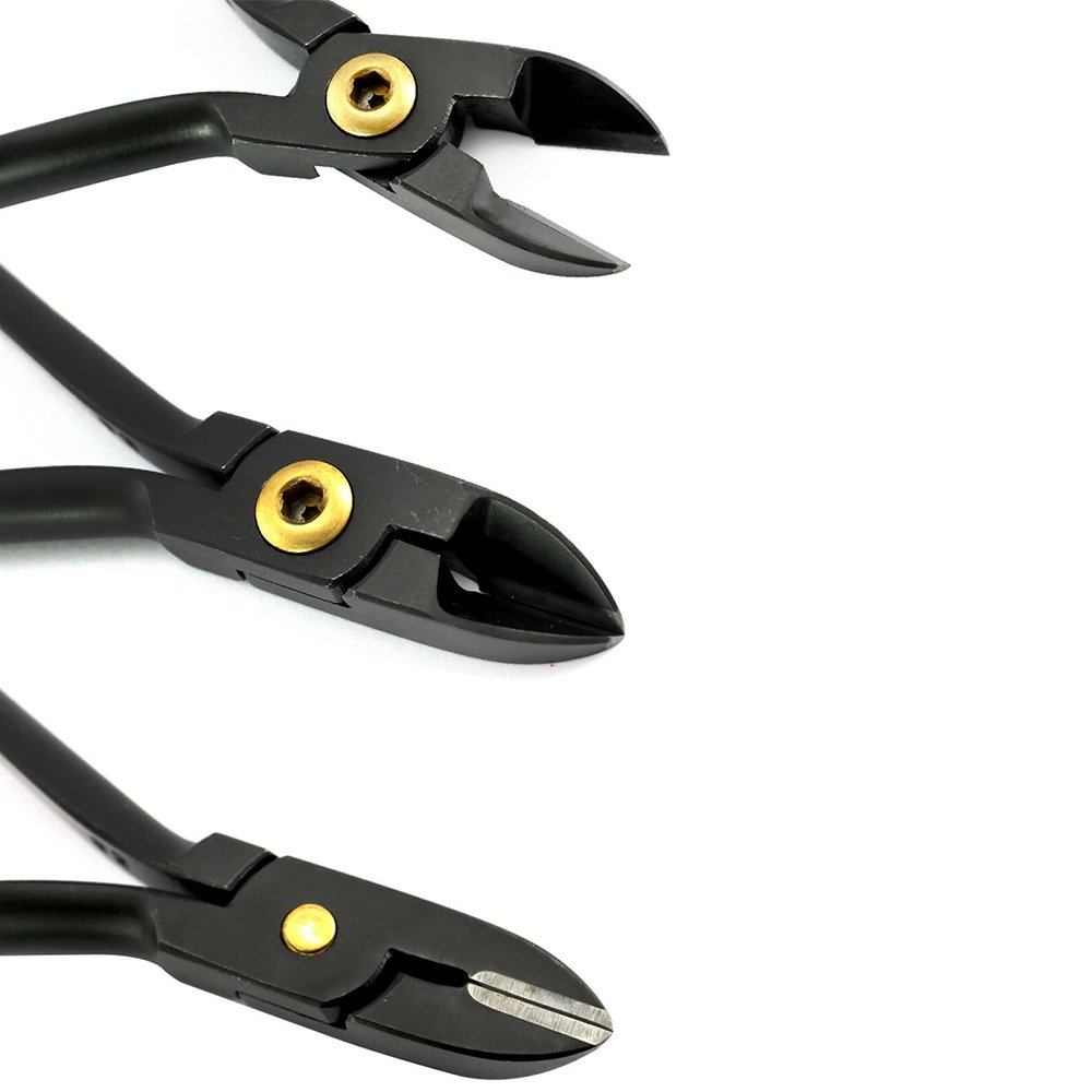 New Titanium Black Pliers L-Key Joint Pliers Hard wire cutter,15 degree Black titanium coated 15 degree Angled