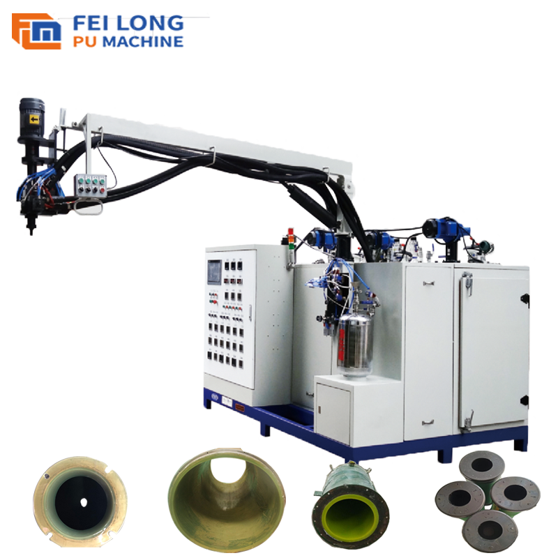 ABRASION AND CORROSION RESISTANT POLYURETHANE URETHANE RUBBER LINING TPU AUTOMATIC CNC THERMOPLASTIC ELASTOMER CASTING MACHINE