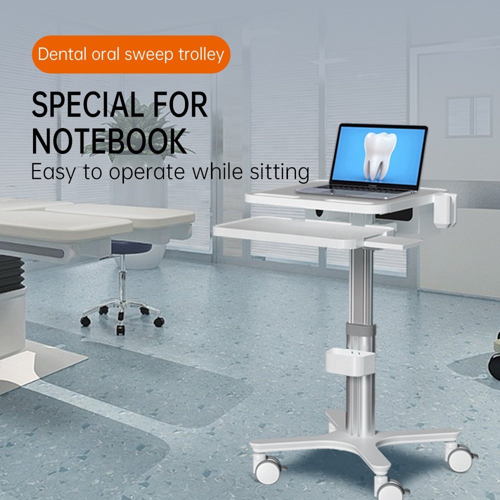Hospital Furniture High quality height adjustable Hospital equipment pallet medical cart/Laptop cart