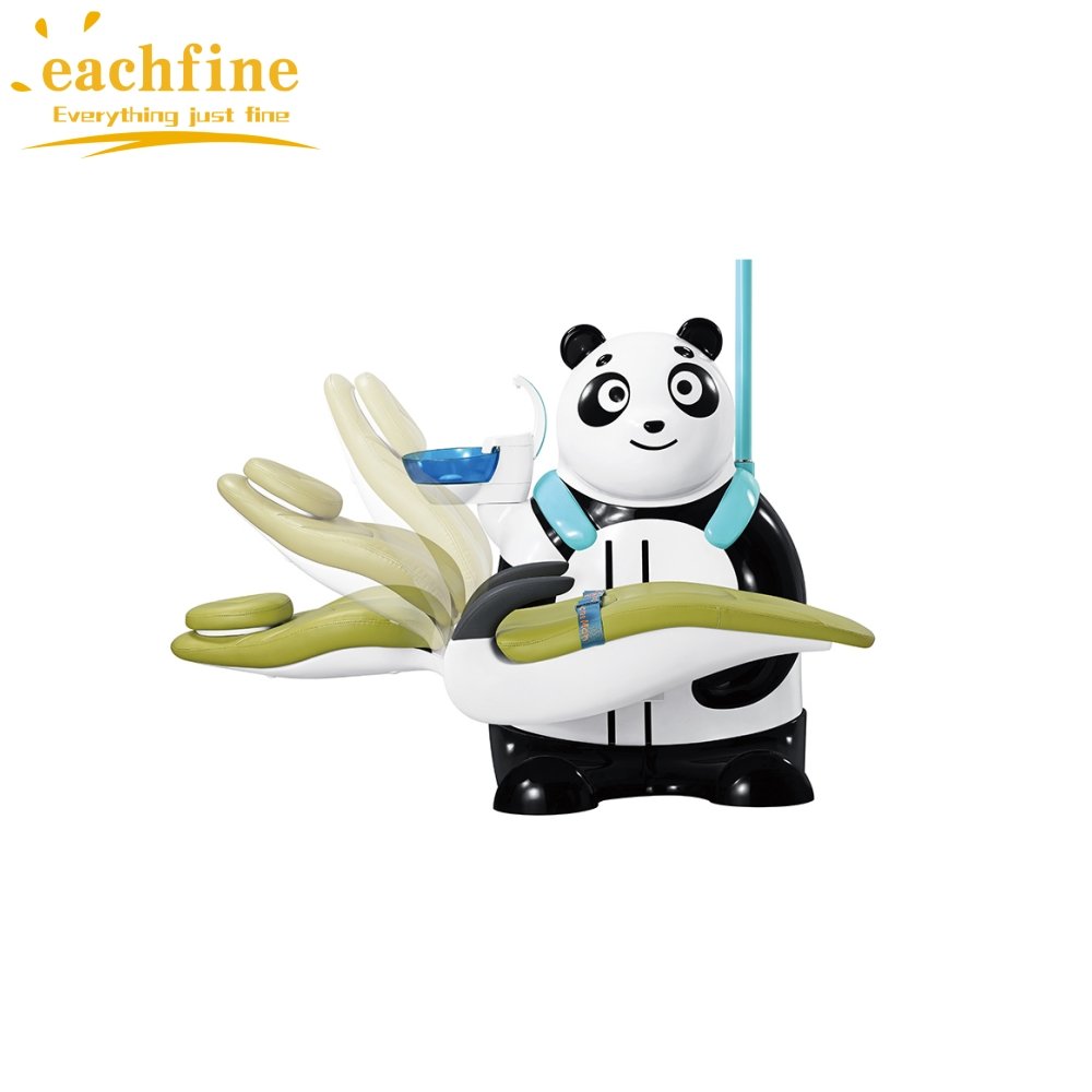 Manufacturer Panda Clinic/Hospital Cartoon Pediatric Dentistry Equipment Cartoon Style Medical Cheap Children Dental Unit Chair