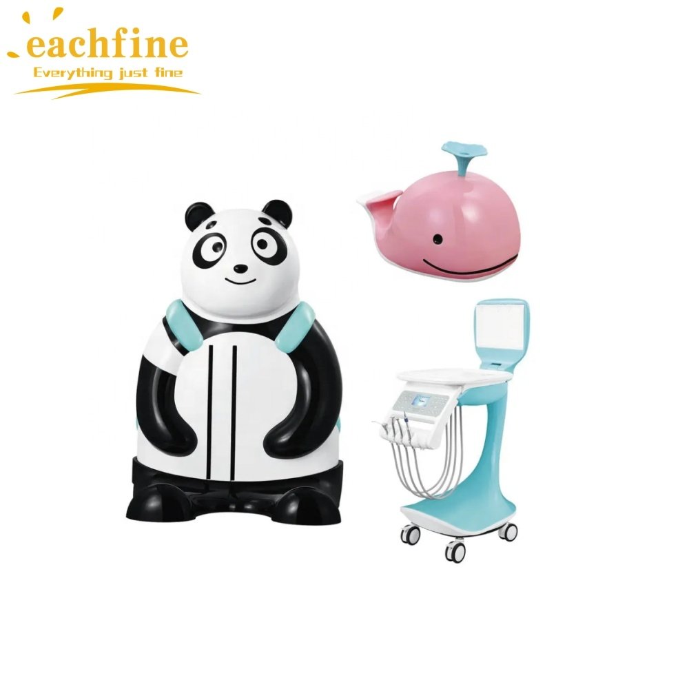 Manufacturer Panda Clinic/Hospital Cartoon Pediatric Dentistry Equipment Cartoon Style Medical Cheap Children Dental Unit Chair