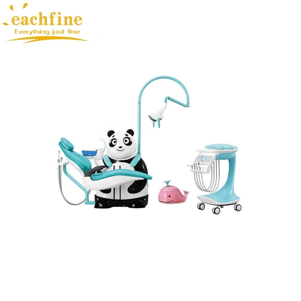 Manufacturer Panda Clinic/Hospital Cartoon Pediatric Dentistry Equipment Cartoon Style Medical Cheap Children Dental Unit Chair