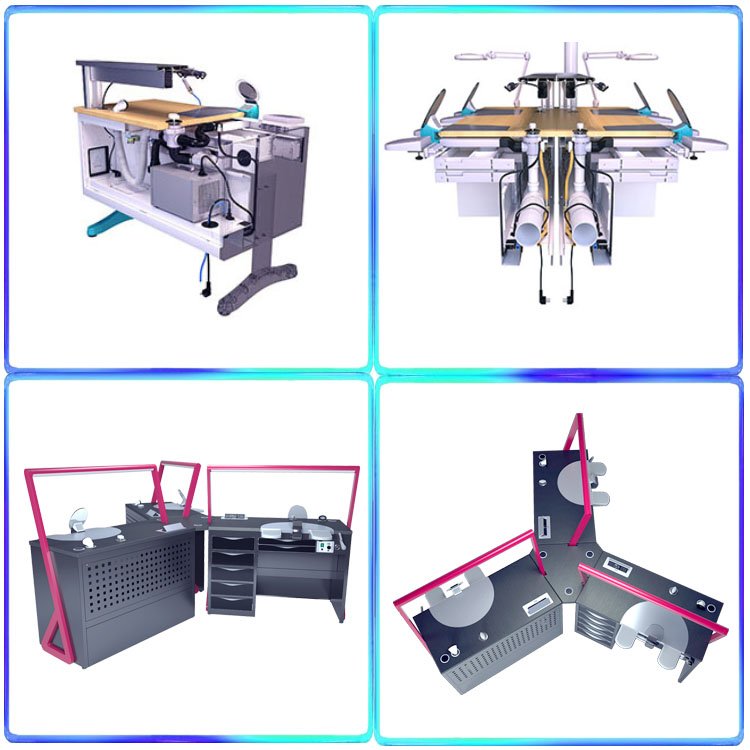 Dental Suppliers Easy Cleaning Dental Lab Bench Workstation Dentures Other Dental Equipments