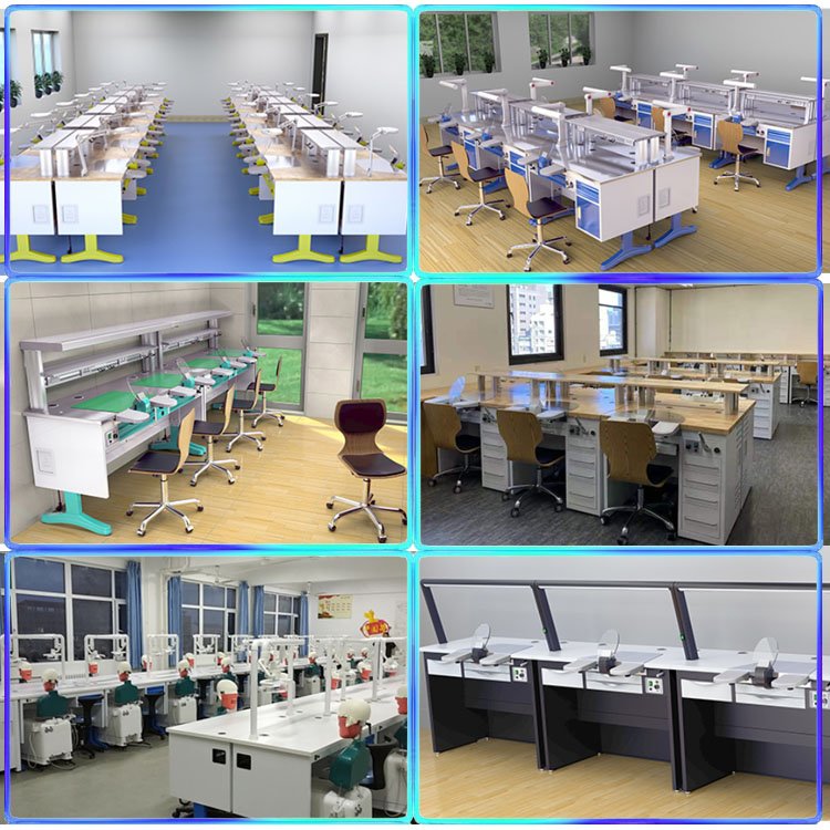 Dental Suppliers Easy Cleaning Dental Lab Bench Workstation Dentures Other Dental Equipments