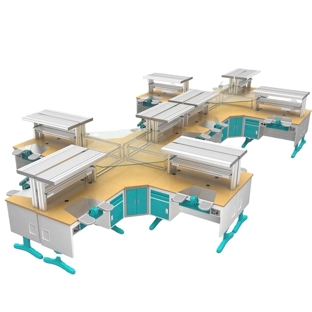 Dental Suppliers Easy Cleaning Dental Lab Bench Workstation Dentures Other Dental Equipments