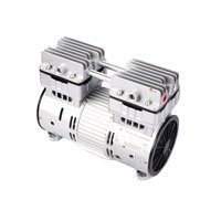 Factory price 750w 120L/min 8bar AC Compressor Piston Silent dental oilless air compressor pump for medical equipment