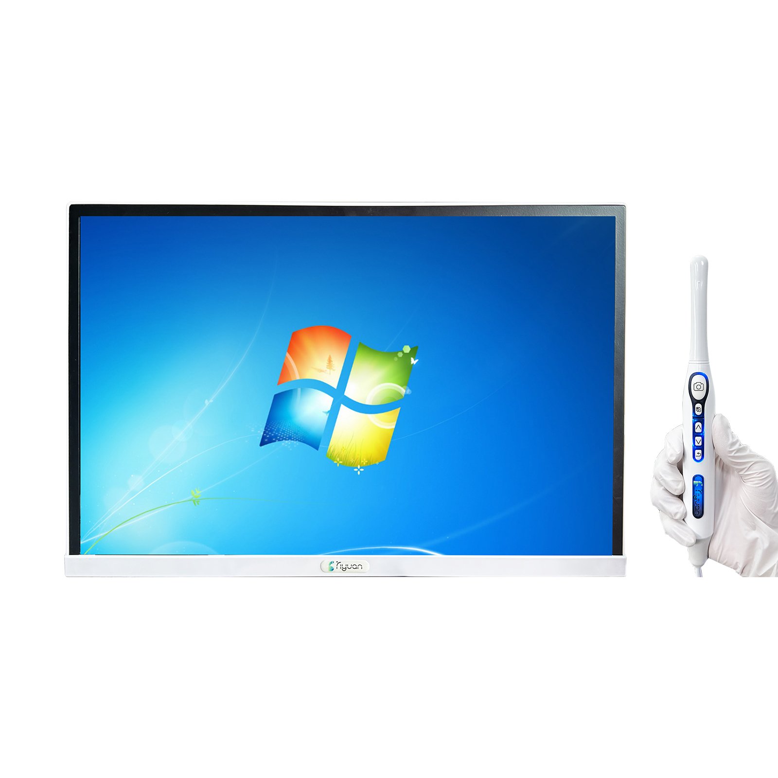 Dental Endoscopes Factory Manufacturer Oral Endoscopy Equipment Dental Clinic Computerized All-in-One 19" with Monitor Handle