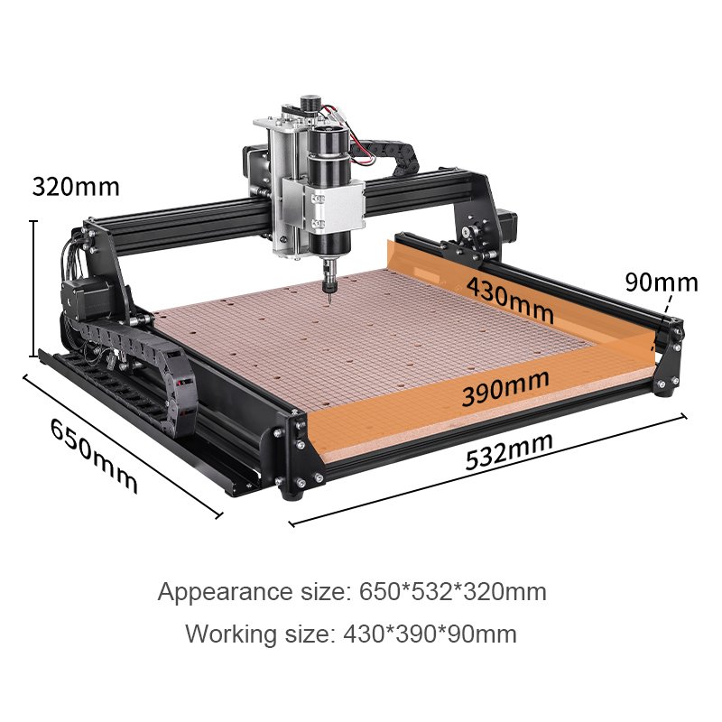 New Innovation home cnc milling machine photo engraving on metal machine with Big Discount