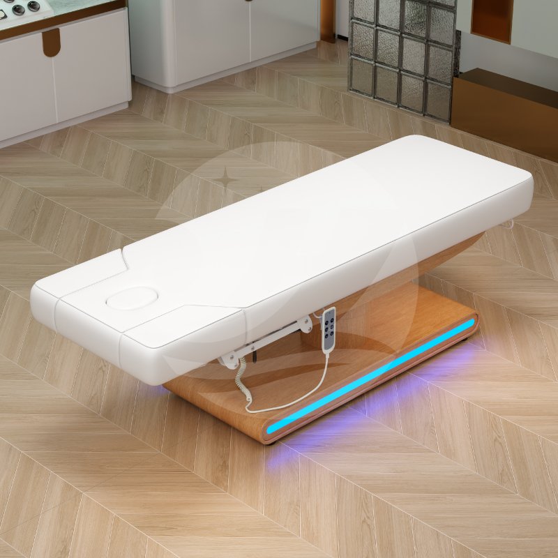 Modern 2 Motors Table Massage Electric Eyelash Facial Extension Bed Cosmetic Beauty Salon Table For Sales