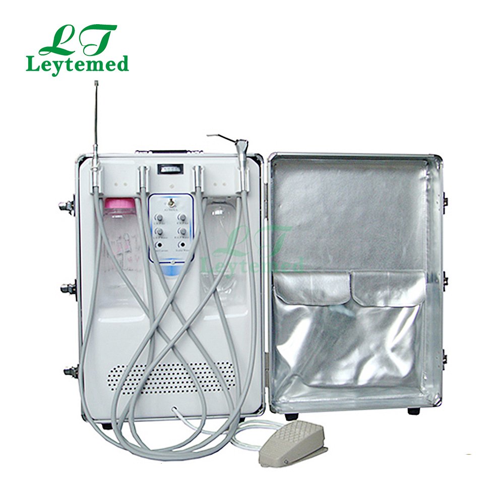 LTDC09A New Style Portable Dental Unit Dental Clinics Removable Treatment Dental Chair with Oiless Air Compressor