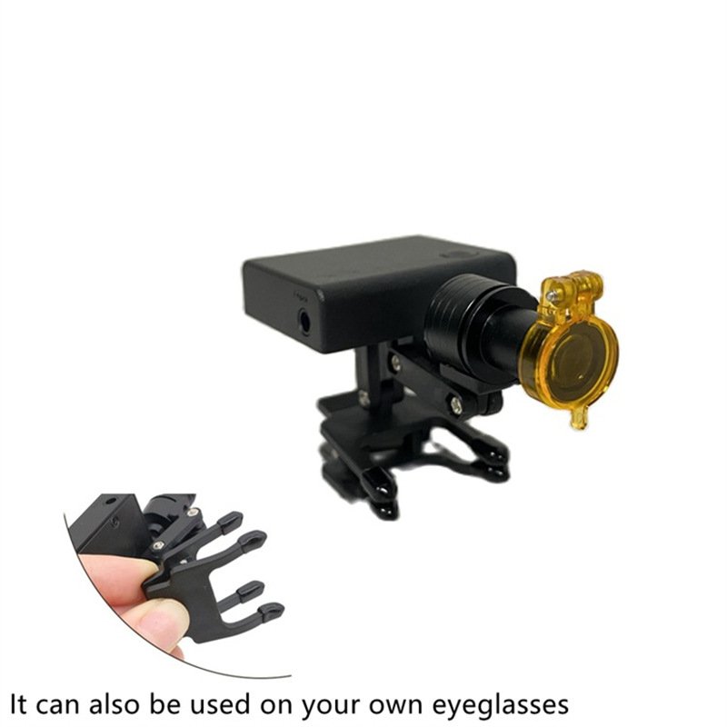 5W Headlight Headlamp Portable With Optical Filter and Wireless Battery For Dental Loupes Lab Dental Surgical LED Headlight