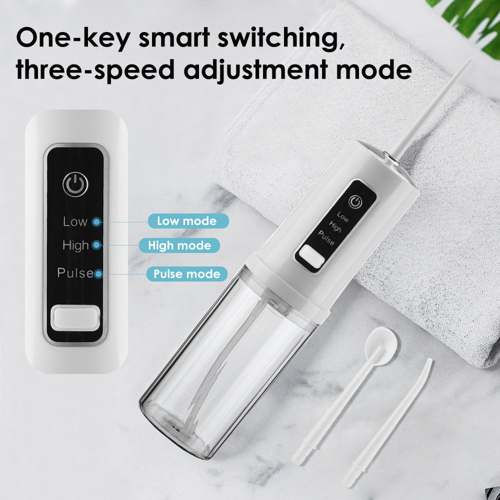 Water Pick IPX7 Waterproof Rechargeable Cordless Electric Portable Jet Teeth Cleaning Dental Floss Oral Irrigator Water Flosser