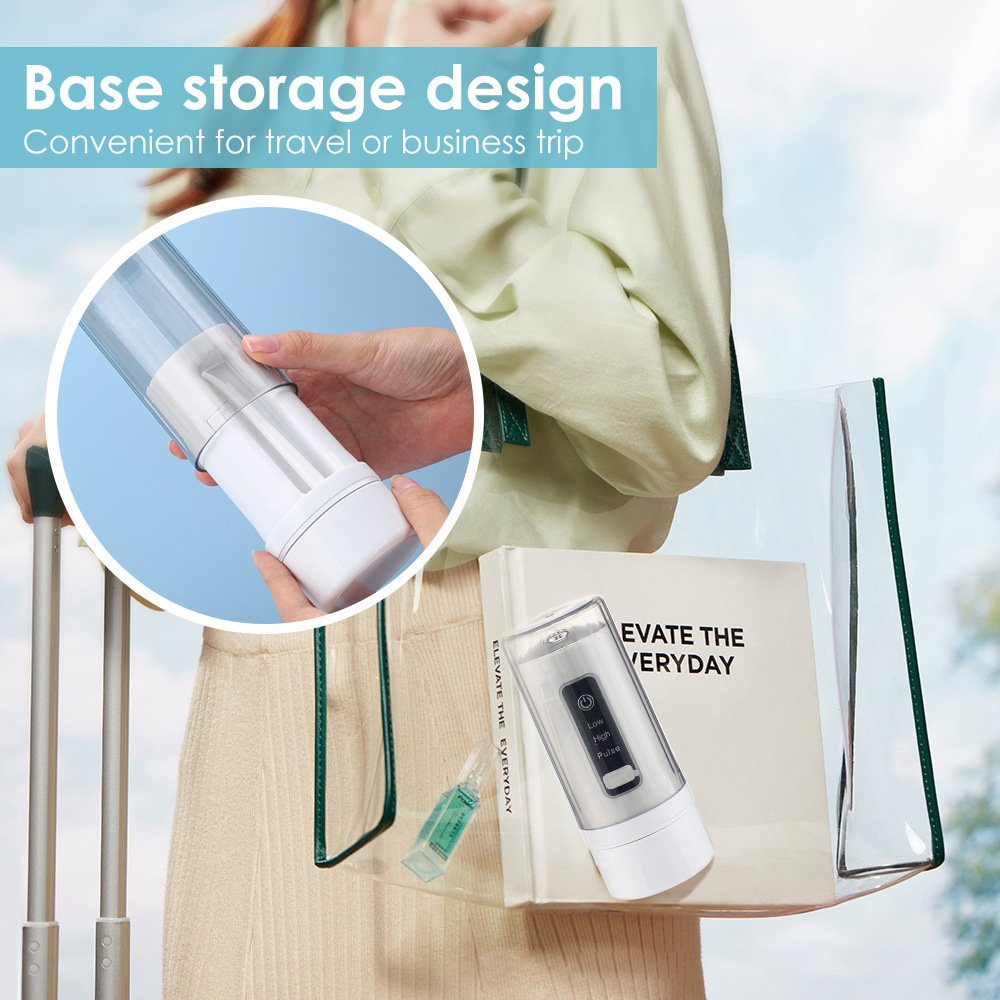Water Pick IPX7 Waterproof Rechargeable Cordless Electric Portable Jet Teeth Cleaning Dental Floss Oral Irrigator Water Flosser