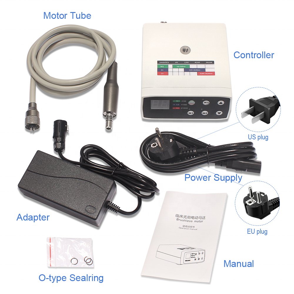 CE mark Cheap Dental Electric Micro Motor 15/ 11 contra angle 11 straight head