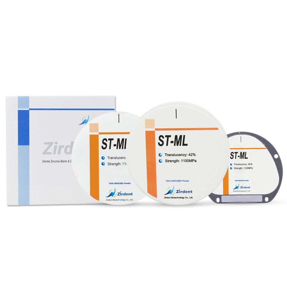 Zirdent multilayer zirconium blank CAD CAM ceramic zirconia block dental materials for other dental equipments zirconia disc