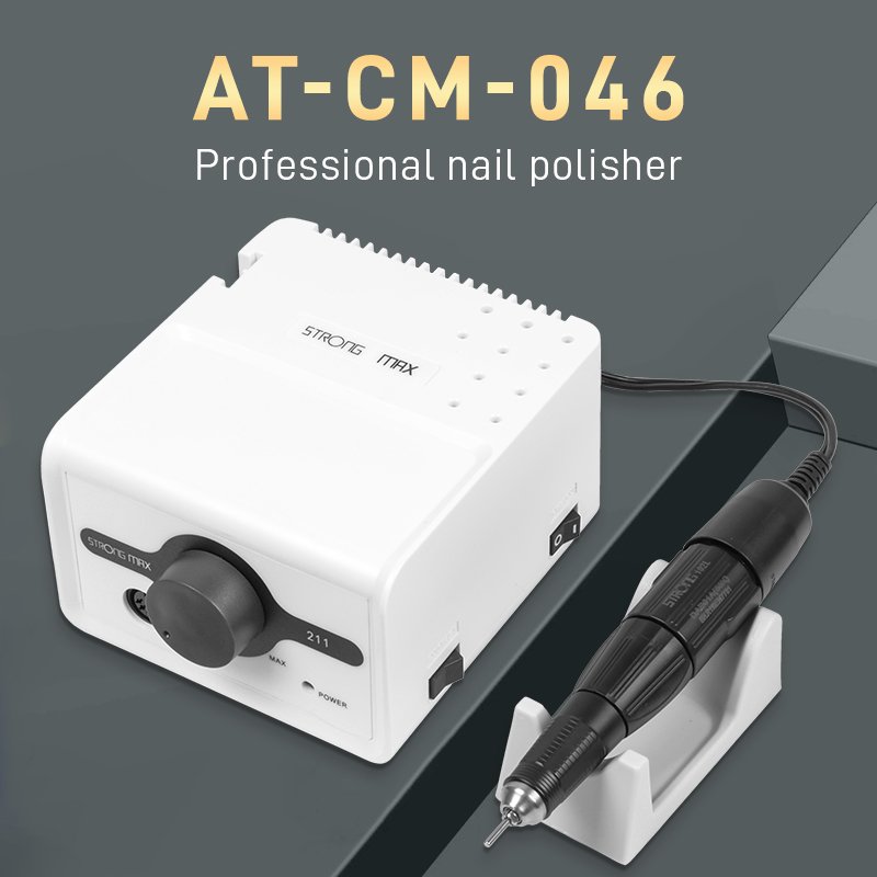 2027 AT-CM-046 strong 211 with SH37LN 45000rpm Handpiece dental lab micromotor manicure equipment portable nail drill