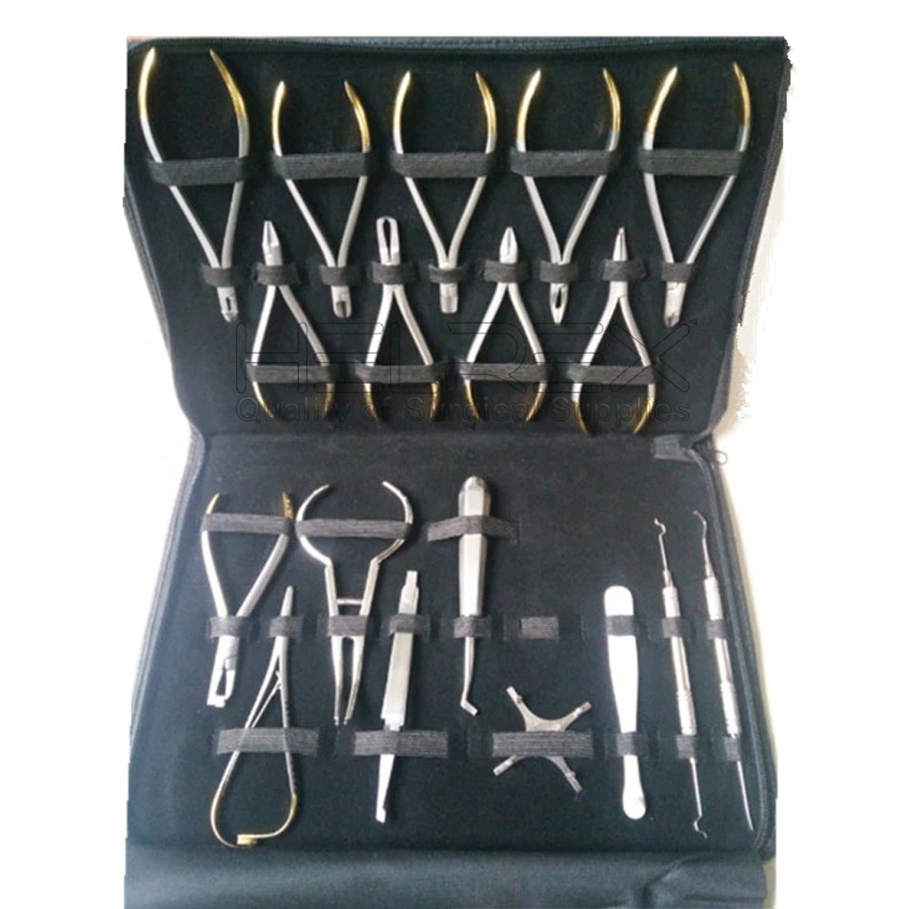 Professional Orthodontic Instruments Set dental orthodontic pliers Cutter Tools Orthodontic Kit By Helrex