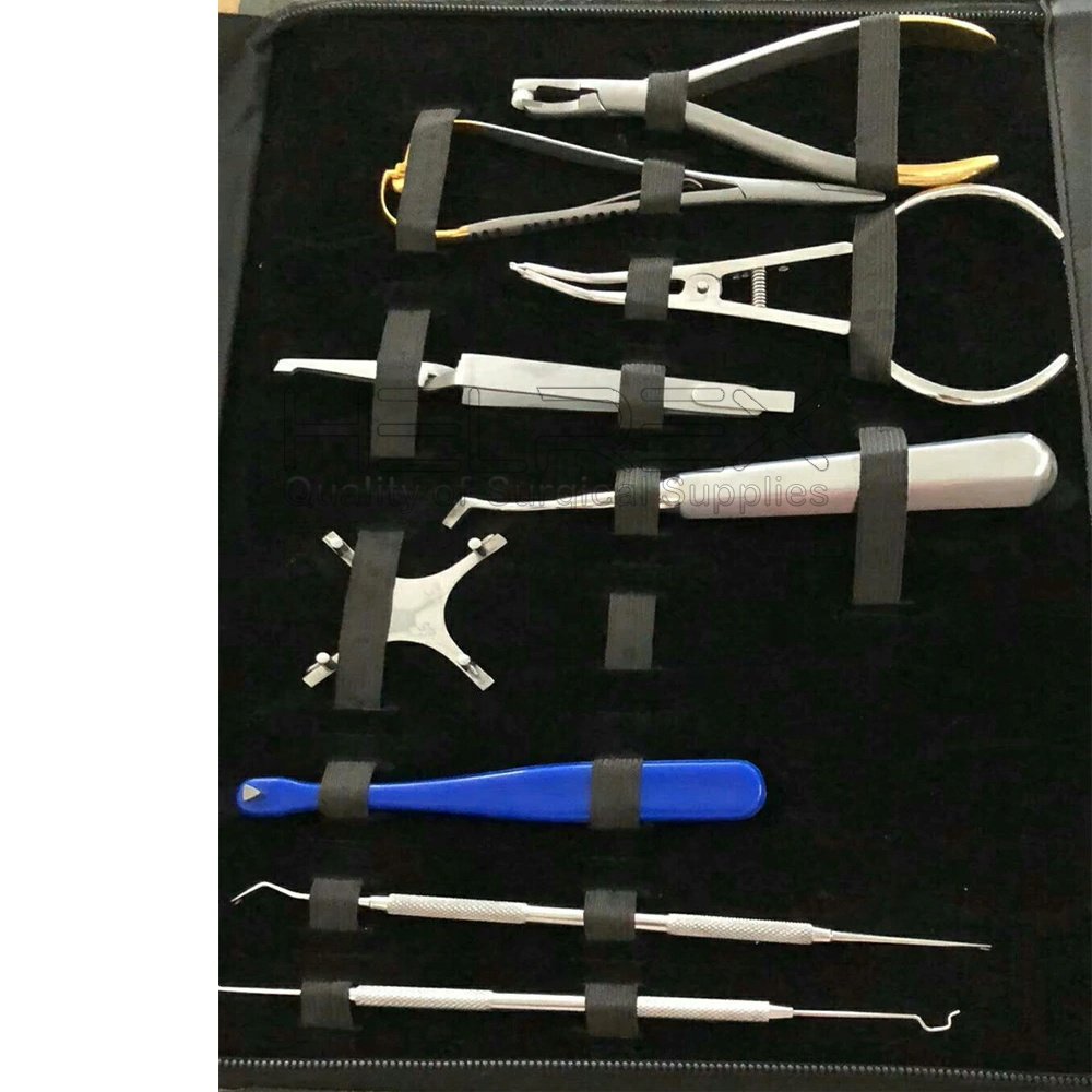 Professional Orthodontic Instruments Set dental orthodontic pliers Cutter Tools Orthodontic Kit By Helrex