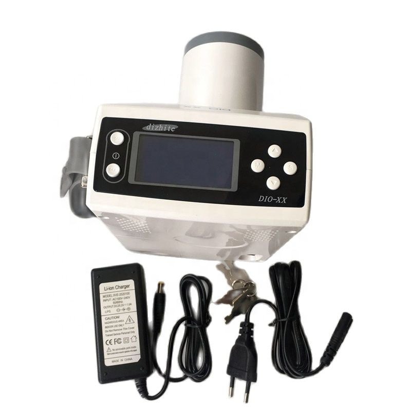 ISO Approved 60Kv 2mA Dental Portable X-Ray Machine Digital Imaging System for Veterinary Use with Optional Long Cone