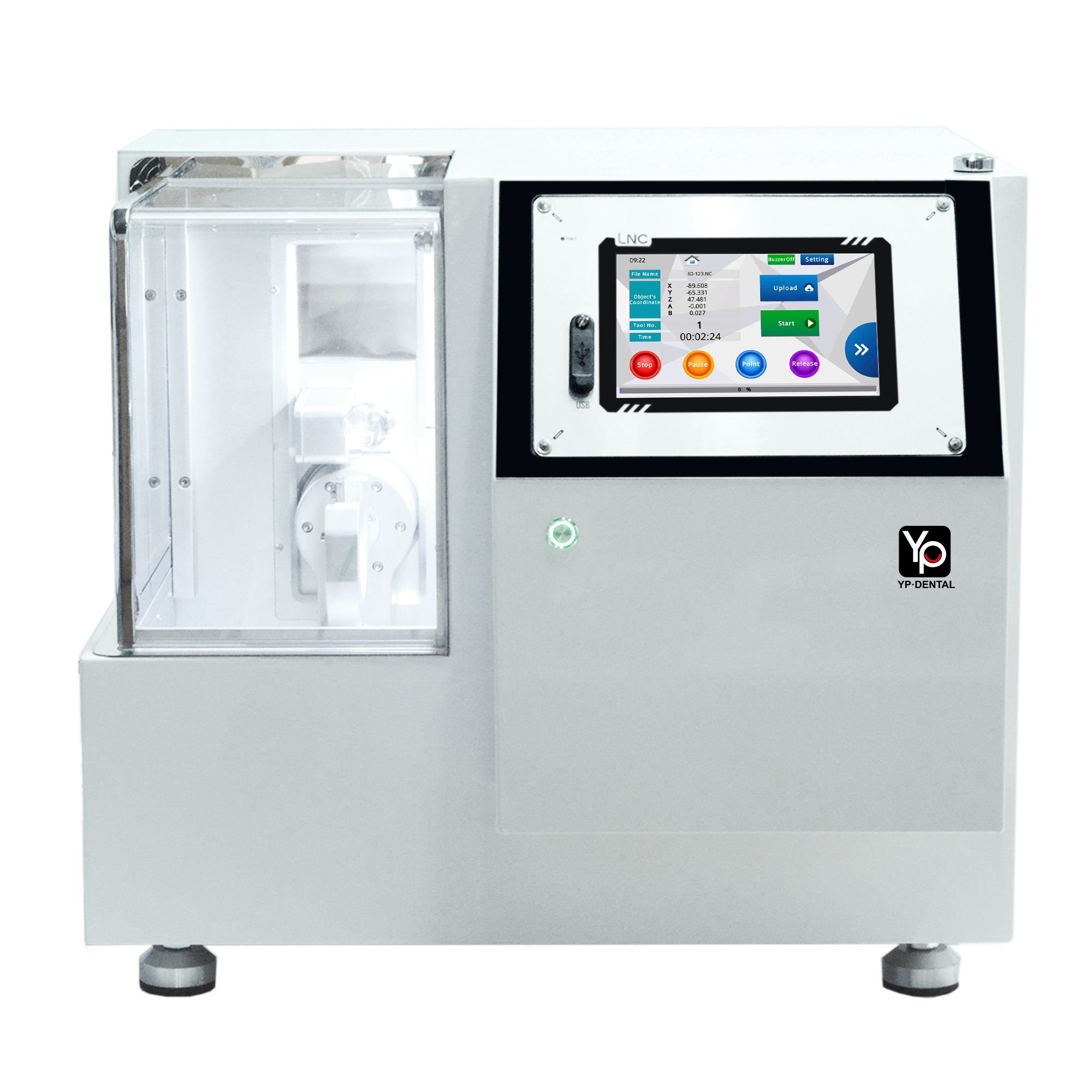 Dental 5 axis dry milling machine