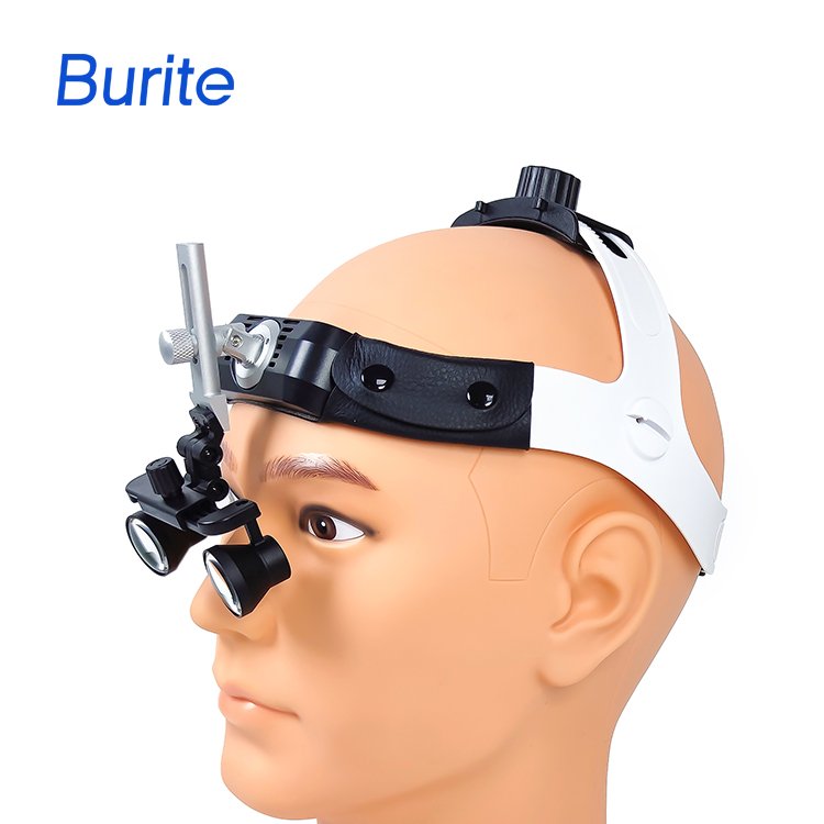 Burite Galilean 2.5X 3.0X 3.5X dental loupes HD dental surgical dental magnifying Head mounted loupes for multi person sharing