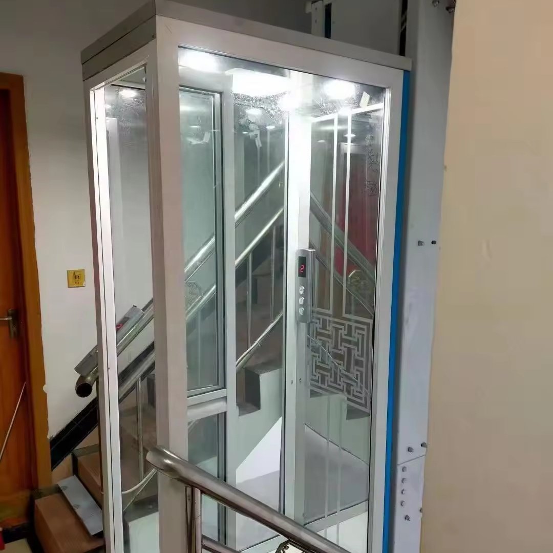 2-5 Person indoor outdoor elevator for disabled freight warehouse lifting equipment construction commercial lifts for buildings