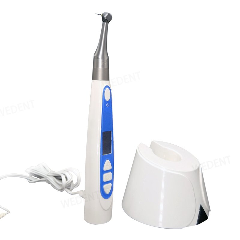 Dental Wireless Endodontic Endomotor with an in-built Apex Locator 1:1 Contra Angle