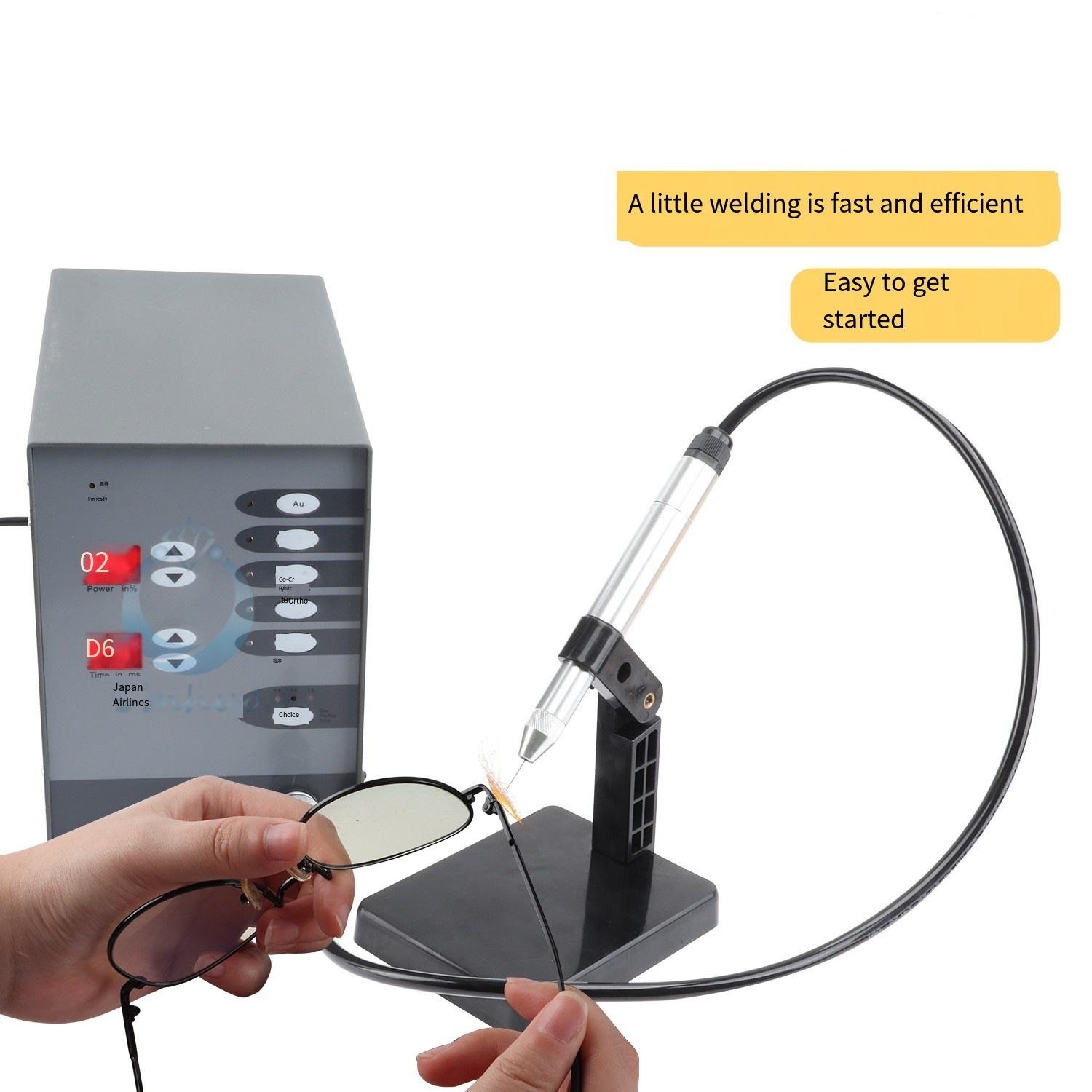 Automatic Numerical Control Touch Pulse Argon Arc Spot Welder Jewelry Spot Welding Machine for Gold Silver Eyeglass Repair