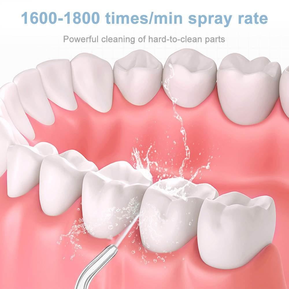 Rechargeable Portable High Pressure Oral Irrigator 300ml Capacity Oral Dental Irrigator Electric Water Flossers For Teeth