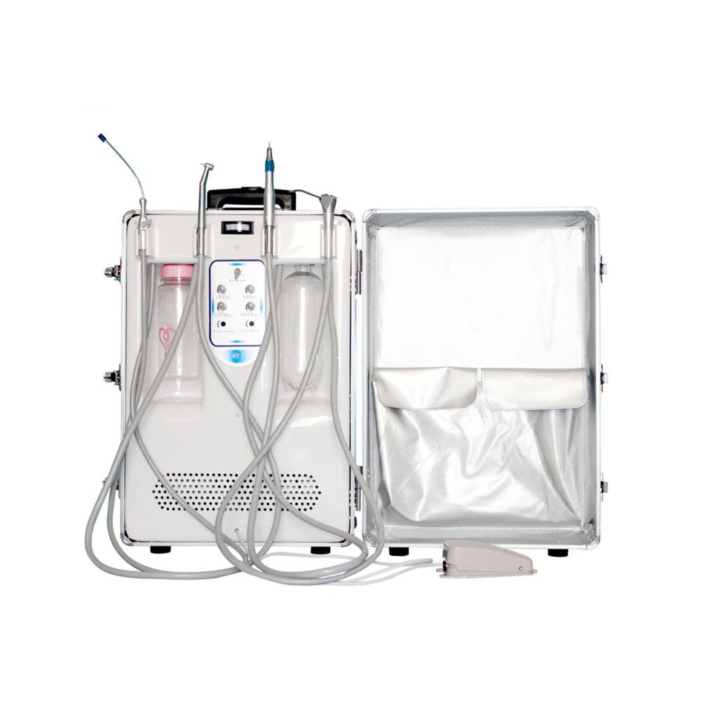 Wholesale Mobile Cart Other Dental Equipments Supplies Huaer Conveydent Portable Dental Unit With Air Compressor